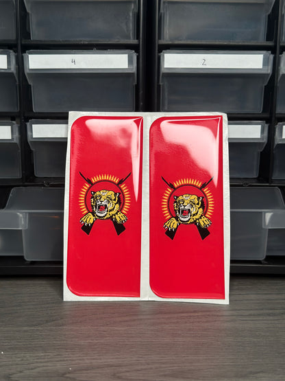 Tamil Tiger Eelam Number Plate Sticker