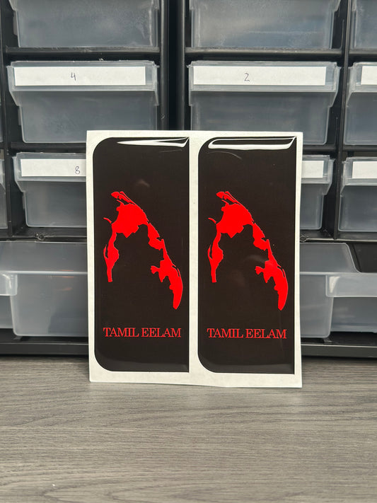 Tamil Eelam Map Sticker