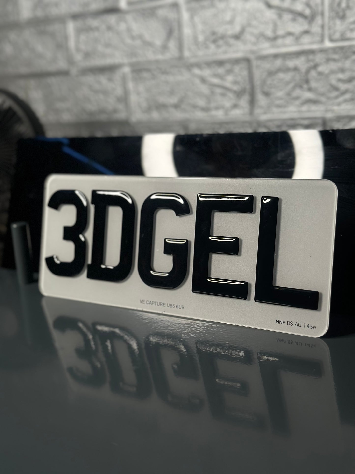 3D Gel Number Plate