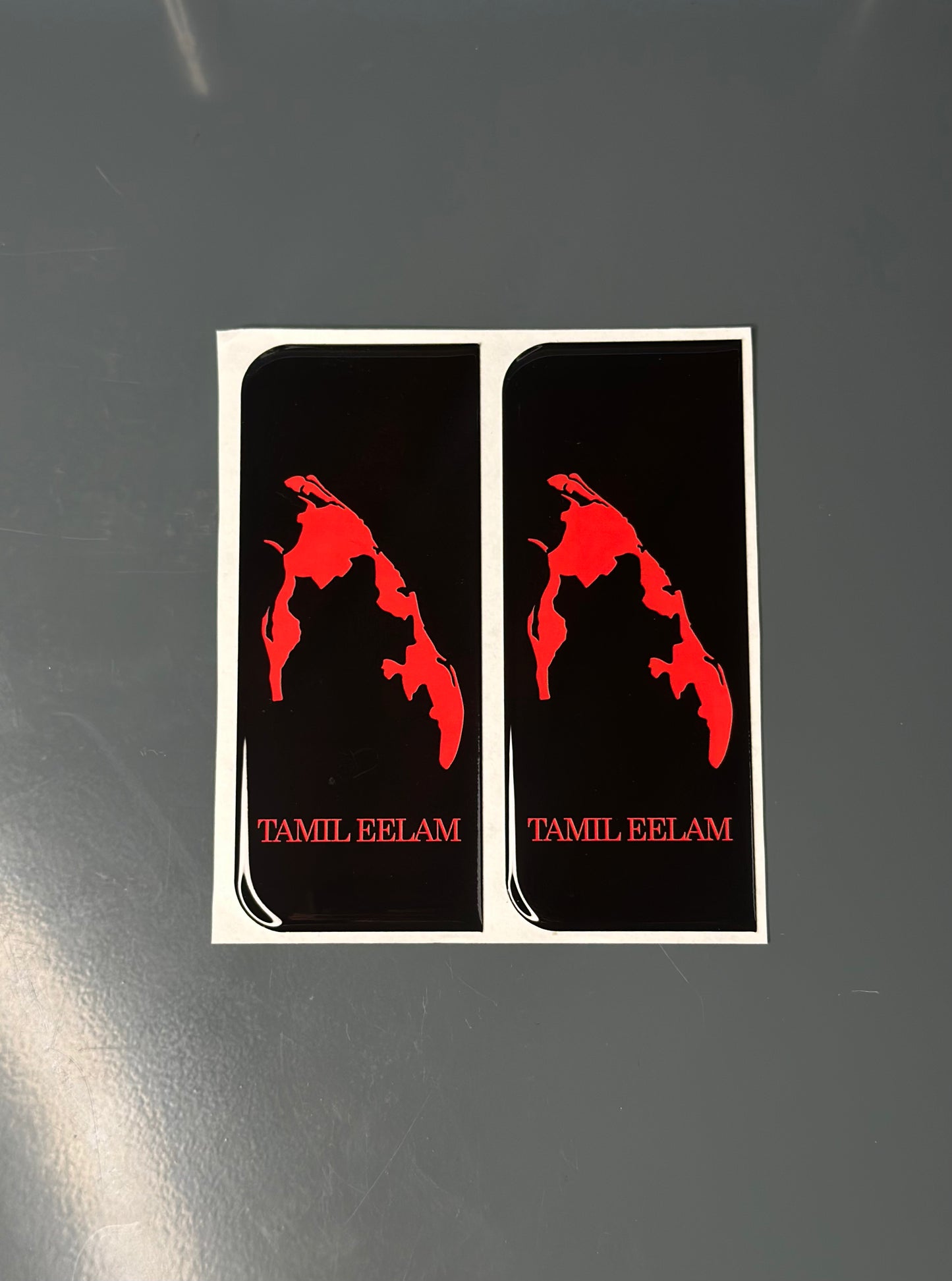 3D Gel Flag Stickers