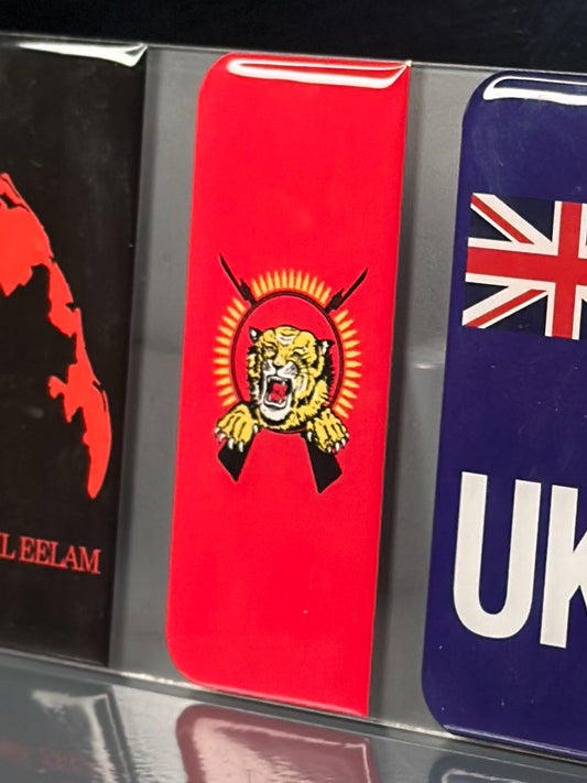 3D Gel Flag Stickers